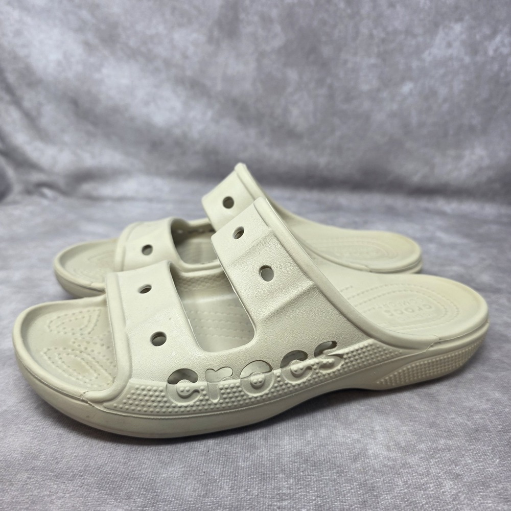 Crocs Adult Baya Slide Sandals Cobblestone M6 W8